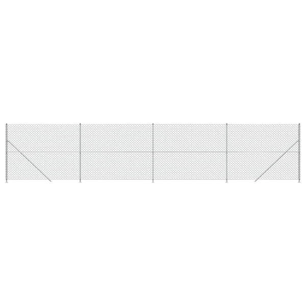Verkkoaita laipalla hopea 1,8x10 m
