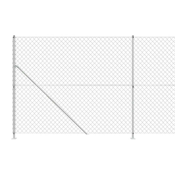 Verkkoaita laipalla hopea 1,8x10 m