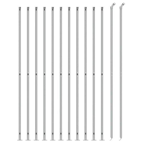Verkkoaita laipalla hopea 1,6x25 m