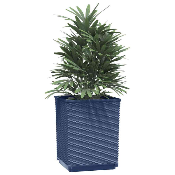 Tummanharmaa kukkalaatikot Scarletia 30x30x37cm (2 kpl polypropeeni)