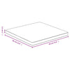 Pöytälevy 60x60x2,5 cm bambu