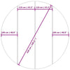 Uima-altaan aluskangas harmaa Ø428 cm polyesteri geotekstiili