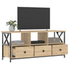TV-taso Sonoma-tammi 102x33x45 cm tekninen puu ja rauta