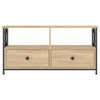 TV-taso Sonoma-tammi 90x33x45 cm tekninen puu ja rauta
