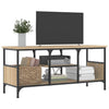 TV-taso Sonoma-tammi 100x35x45 cm tekninen puu ja rauta