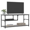TV-taso harmaa Sonoma 103x38x46,5 cm tekninen puu ja teräs