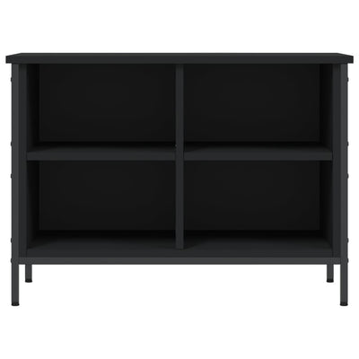 Kenkäkaappi musta 69x35x50 cm tekninen puu