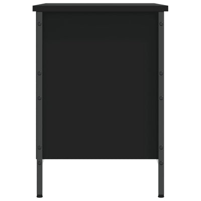 Kenkäkaappi musta 69x35x50 cm tekninen puu