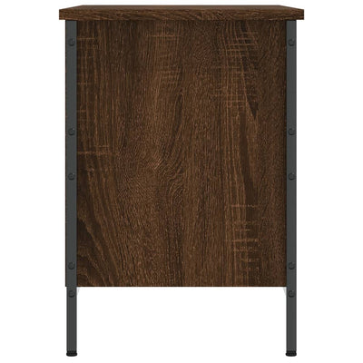 Kenkäkaappi ruskea tammi 69x35x50 cm tekninen puu