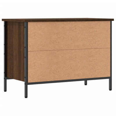 Kenkäkaappi ruskea tammi 69x35x50 cm tekninen puu