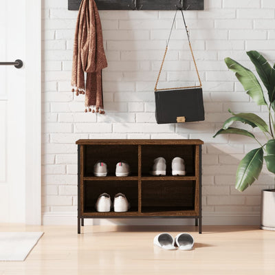 Ruskea kenkäkaappi Sonai 69x35x50cm (tammi, puinen)
