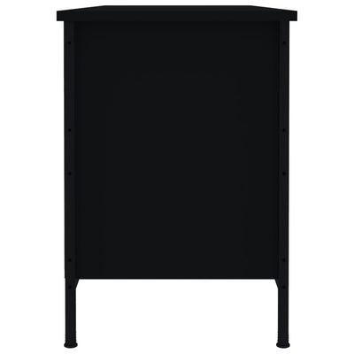 Kenkäkaappi musta 100x35x50 cm tekninen puu