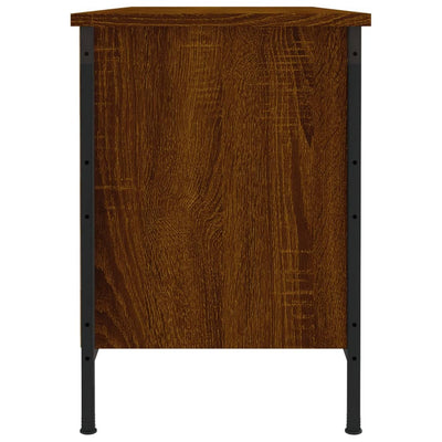 Kenkäkaappi ruskea tammi 100x35x50 cm tekninen puu