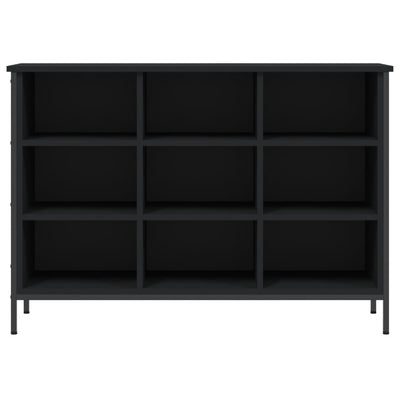 Kenkäkaappi musta 100x35x70 cm tekninen puu
