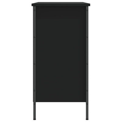 Kenkäkaappi musta 100x35x70 cm tekninen puu