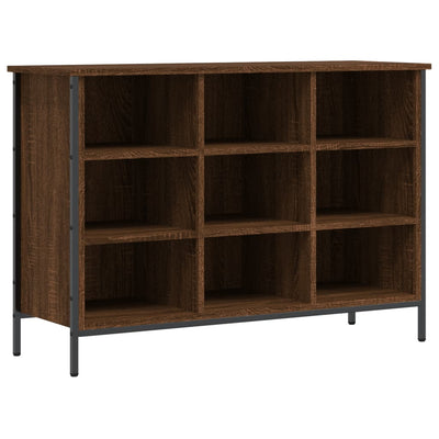 Kenkäkaappi ruskea tammi 100x35x70 cm tekninen puu