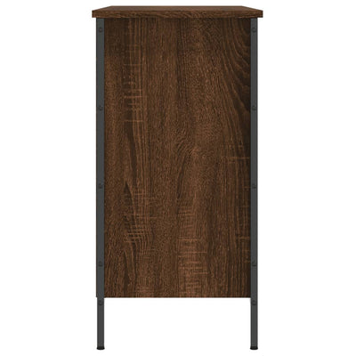 Kenkäkaappi ruskea tammi 100x35x70 cm tekninen puu