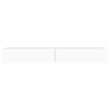 TV-taso LED-valoilla valkoinen 120x35x15,5 cm
