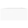 TV-taso LED-valoilla valkoinen 120x35x15,5 cm