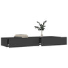TV-taso LED-valoilla harmaa 120x35x15,5 cm