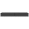 TV-taso LED-valoilla harmaa 120x35x15,5 cm