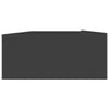 TV-taso LED-valoilla harmaa 120x35x15,5 cm