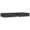 TV-taso LED-valoilla harmaa 120x35x15,5 cm