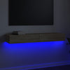 TV-taso LED-valoilla Sonoma tammi 120x35x15,5 cm