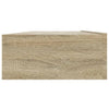 TV-taso LED-valoilla Sonoma tammi 120x35x15,5 cm