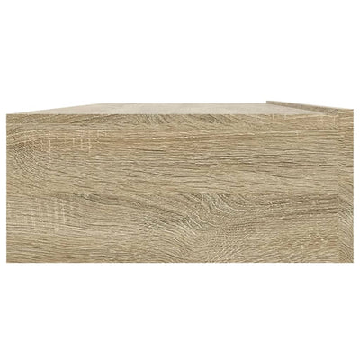 TV-taso LED-valoilla Sonoma tammi 120x35x15,5 cm