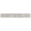 TV-taso LED-valoilla betoninharmaa 120x35x15,5 cm