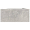 TV-taso LED-valoilla betoninharmaa 120x35x15,5 cm