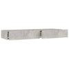 TV-taso LED-valoilla betoninharmaa 120x35x15,5 cm