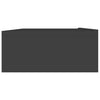 TV-taso LED-valoilla harmaa 90x35x15,5 cm
