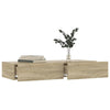 TV-taso LED-valoilla Sonoma-tammi 90x35x15,5 cm