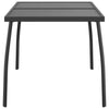 Antrasiitti puutarhapöytä Moriah 110x80x72cm (teräsverkko)