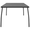 Antrasiitti puutarhapöytä Moriah 200x100x72cm (teräsverkko)