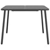 Antrasiitti puutarhapöytä Ianorel 100x100x71cm (teräs)