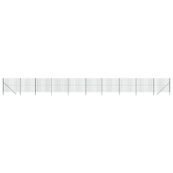 Verkkoaita vihreä 2x25 m galvanoitu teräs
