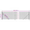 Verkkoaita laipalla antrasiitti 1x25 m