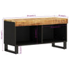 TV-taso 85x33x43,5 cm täysi mangopuu