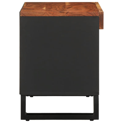 TV-taso 85x33x43,5 cm täysi akasiapuu