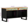 TV-taso 85x33x43,5 cm kierrätetty täyspuu