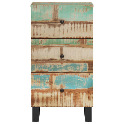 Senkki 3 laatikkoa 40x33,5x75 cm kierrätetty täyspuu