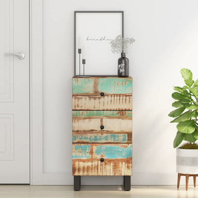 Senkki 3 laatikkoa 40x33,5x75 cm kierrätetty täyspuu