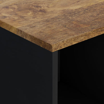 Senkki 2 ovella 80x33x75 cm täysi mangopuu