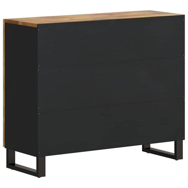 Senkki 2 ovella 90x33x75 cm täysi mangopuu