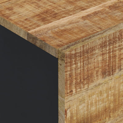 Senkki 3 ovella 40x33x110 cm täysi mangopuu ja rauta