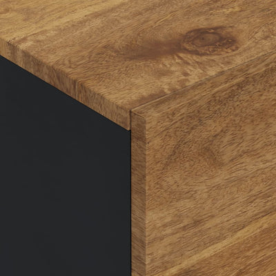 Senkki 3 ovella 40x33x110 cm täysi mangopuu ja rauta