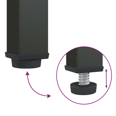 Kaappi musta 85x40x180 cm lasi ja teräs